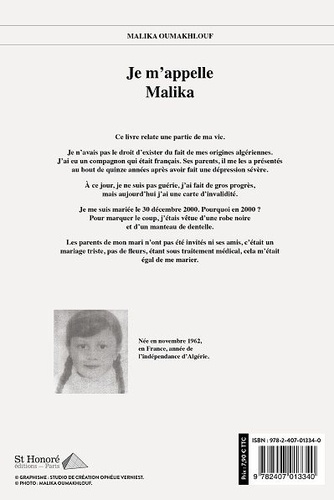 Je m'appelle Malika