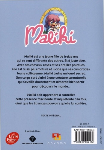 Maliki, le roman Tome 1 L'autre fille dans le miroir