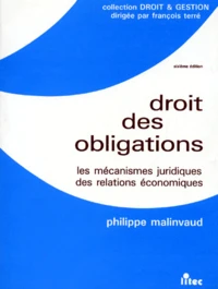 Droit Des Obligations. Les Mecanismes Juridiques Des Relations Economiques