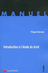 Introduction à l'étude du droit