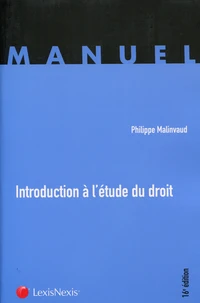Introduction à l'étude du droit