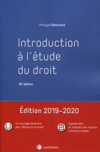 Introduction à l'étude du droit