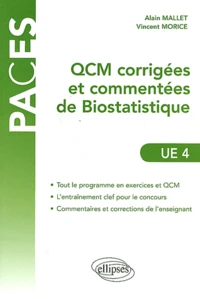 QCM corrigées & commentées de Biostatistique UE 4