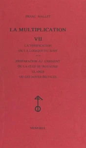 La multiplication (7)