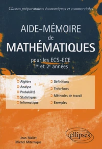 Aide-Mémoire de Mathématiques