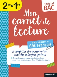 Mon carnet de lecture Français 2de/1re