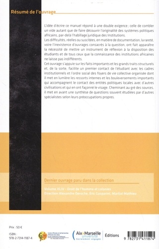 Introduction historique à l'étude des institutions publiques et privées de l'Afrique au sud du Sahara (VIIIe-XXe siècle)