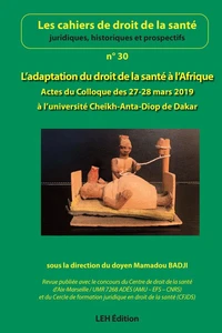 L'adaptation du droit de la santé à l'Afrique (n° 30)