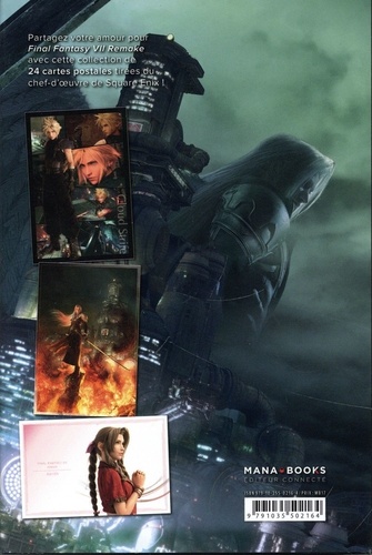Final Fantasy VII remake. Livre de cartes postales