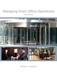 Managing Front Office Operations with Answer Sheet (Ei).