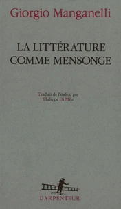 La litterature comme mensonge