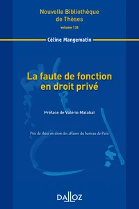 La faute de fonction en droit privé