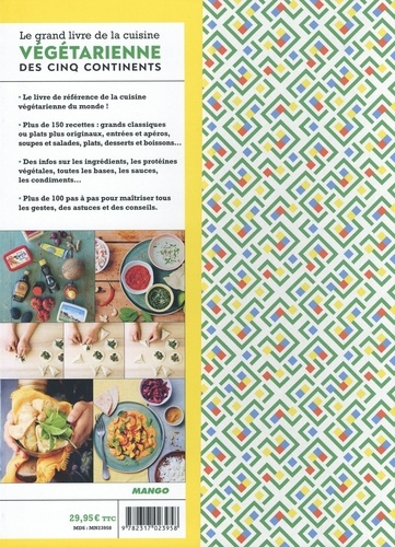 Le grand livre de la cuisine végétarienne des... de Mango - Grand Format -  Livre - Decitre