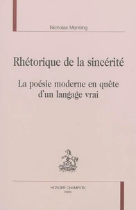 Rhétorique de la sincérité