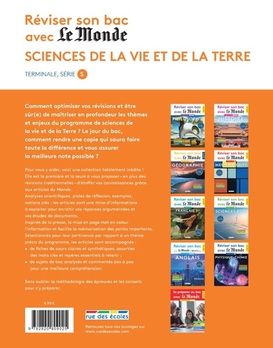 Sciences de la vie et de la Terre Terminale, série S  Edition 2019