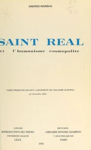 Saint Réal et l'humanisme cosmopolite