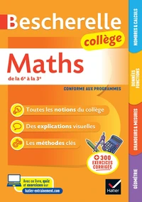 Bescherelle maths collège de la 6e à la 3e