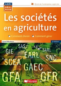 Les sociétés en agriculture