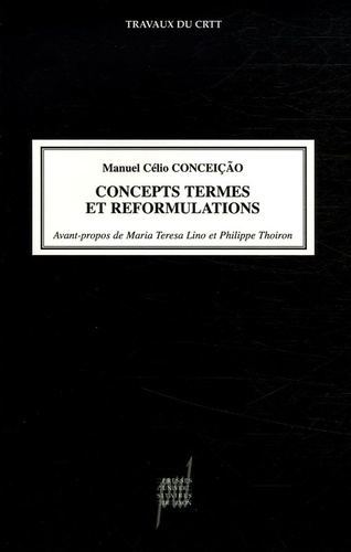 Manuel Célio Conceição - Concepts, termes et reformulations.
