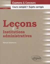 Leçons d'institutions administratives