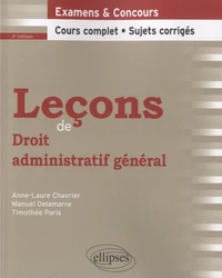 Leçons de droit administratif général