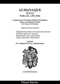 Almanaque nuevo para 1562 de Nostradamus