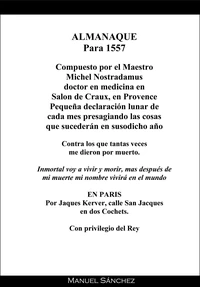 Almanaque para 1557 de Nostradamus