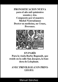  Manuel Sanchez - Pronosticacion nueva para 1562 de Nostradamus.