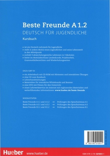 Beste Freunde A1/2. Kursbuch. Deutsch für Jugendliche