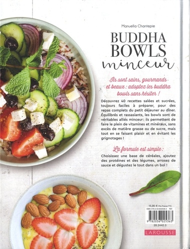 Buddha bowls minceur. 40 recettes gourmandes et équilibrées !