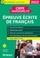 Épreuve écrite de Français CRPE  Edition 2022