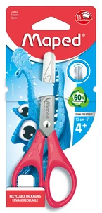 Ciseaux essentials pulse 13 cm, bouts ronds, coloris assortis, en blister