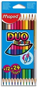 CRAYONS COUL BICOLORES COLORPEP S ETUI DE 12