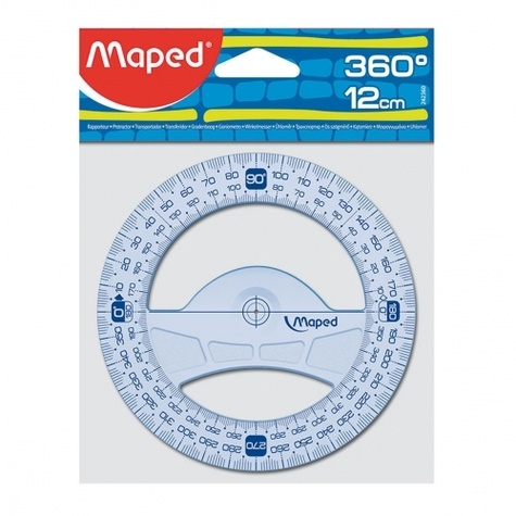 MAPED - RAPPORTEUR CIRCULAIRE 360 DIAM. 12 CM - GEOMETRIC