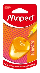Taille-crayons i-gloo neon, 1 usage, coloris assortis, en blister