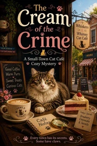The Cream of the Crime: A Small-Town Cat Café Cozy Mystery