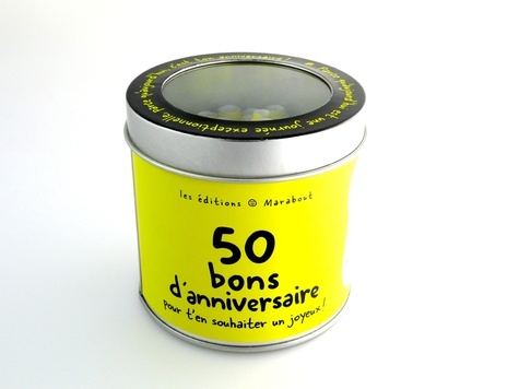  Marabout - 50 bons d'anniversaire - Pour t'en souhaiter un joyeux !.