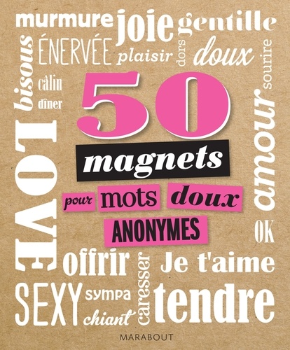  Marabout - 50 magnets pour mots doux anonymes.
