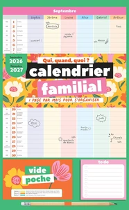 Calendrier familial Qui, quand, quoi ?