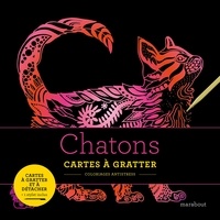  Marabout - Chatons - Cartes à gratter avec un stylet inclus.