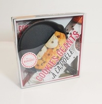  Marabout - Coffret cookies géants à la poêle - Avec 1 poêle en fonte de 15 cm de diamètre et 1 livre de recettes.