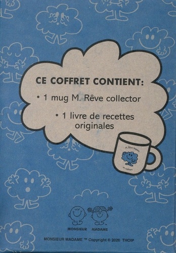 Mug cake collector Monsieur Madame + livre de recettes