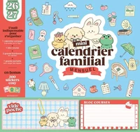Mini calendrier familial mensuel