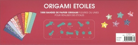 Mon coffret Origami étoiles. 1 000 bandes de papier origami pour créer des étoiles