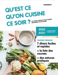  Marabout - Qu'est ce qu'on cuisine ce soir - Un agenda pratique pour cuisiner simplement toute l'année.