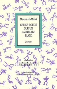 Cerise rouge sur un carrelage blanc