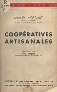 Marc-Édmond Morgaut et Georges Chaudieu - Coopératives artisanales.