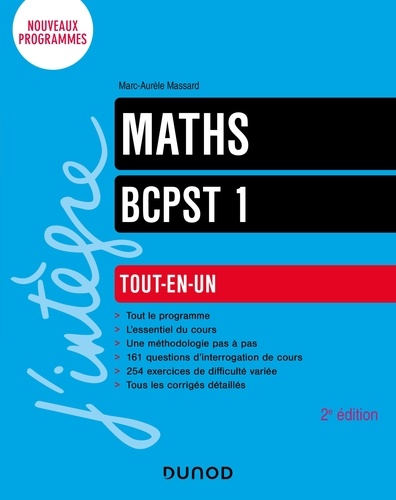 Marc-Aurèle Massard - Maths tout-en-un BCPST 1.