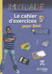 Marc Boullis - Le cahier d'exercices pour tous 5e Myriade.