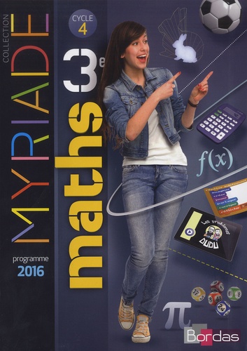 Maths 3e Cycle 4 Myriade  Edition 2016
